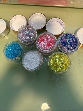 GLITTER ACRYLIC OBP AND KIARA SKY